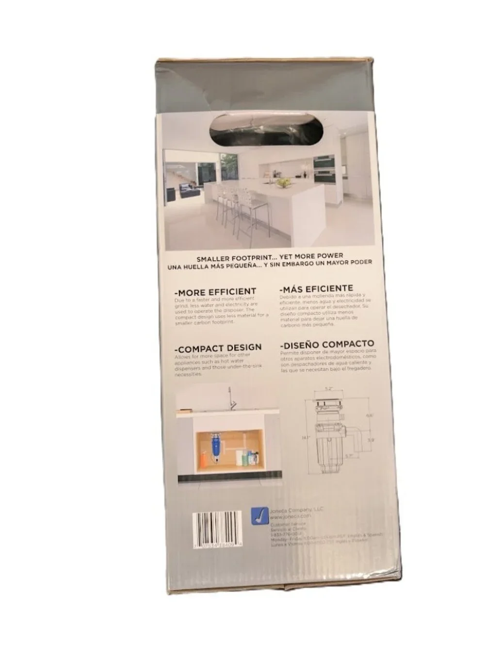American Standard Elite ASE90SL 3/4 HP Slim-Line Garbage Disposal w/ Cord